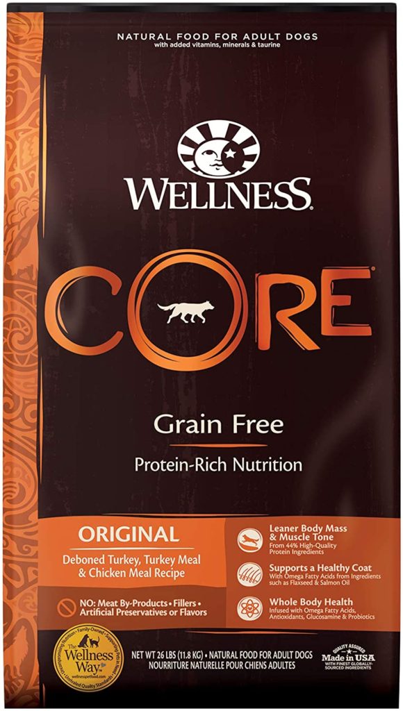 Wellness core natural grain-free dry dog food