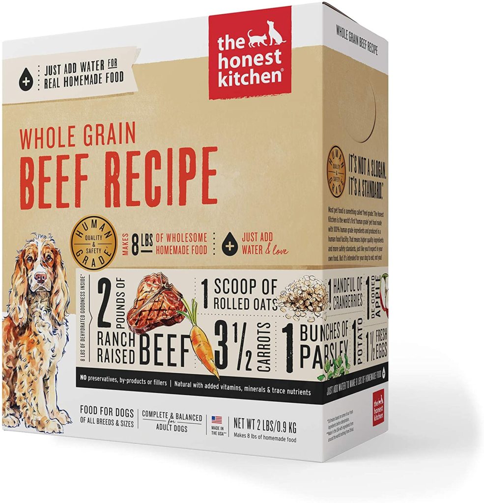 Honest kitchen whole-grain beef recipe