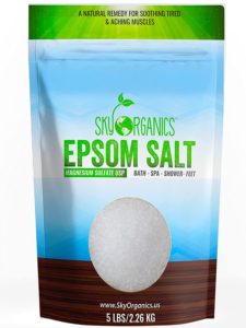  Epsom Salt by Sky Organics (5 lbs.) - 100% Pure